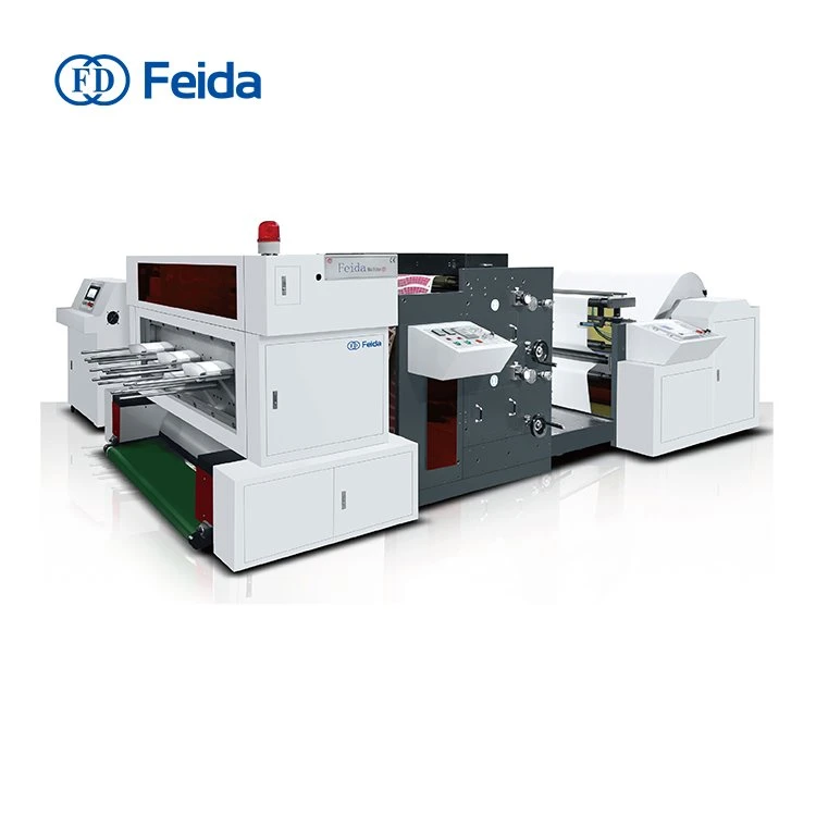 Roll Die Punching Machine Inline Flexo Printing